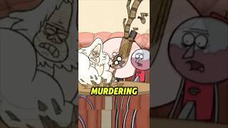 Rigby ACTUALLY DIES while Armwrestling 😭💪🏻 #regularshow #cartoon #shorts