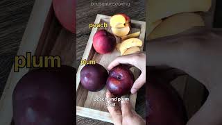 peach and plum fruit | seasonal fruits #shorts #bhusanurcooking