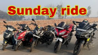 Aaj to race lag gai RS200 se | Sunday ride with small group | TTI @aalyanvlogs1299