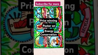 Energy conservation Poster drawing easy| Save Energy save Earth drawing| Renewable Energy drawing