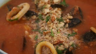 ZARZUELA NAVIDEÑA / Christmas fish soup / sopa de pescado y marisco española