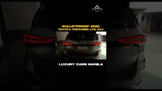 Luxury Cars Manila: BULLETPROOF 2021 Toyota Fortuner LTD 4x4 #kingpandatv #luxurycarsmanila