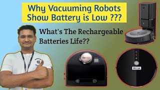 How to Fix if Vacuuming robot after full charge show Battery is Low.