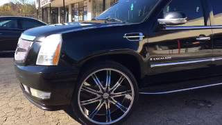 2008 Cadillac Escalade sitting on 26" Dcenti DW29 wheels with  Lexani tires.