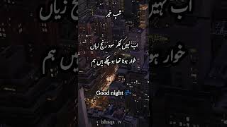 اب نہیں فکر سود رنج زیاں خوار ہونا تھا ہو چکے ہیں ہم urdu poetry Urdu sher   💤