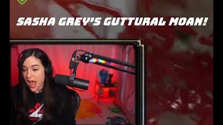 Sasha Grey's Amazing Guttural Moan!