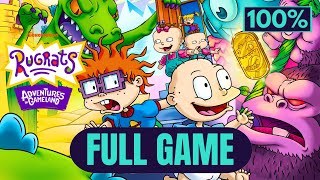 RUGRATS ADVENTURES IN GAMELAND Gameplay Walkthrough FULL GAME  [HARD 100%] (No Commentary)