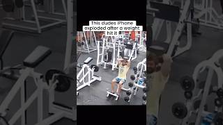 iPhone EXPLODES After Getting SMASHED By Dumbbell! *JUICED UP*  #reaction