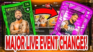 MAJOR Live Event Changes | Claim 6 FREE Pink Diamond Packs In WWE2K24 My Faction