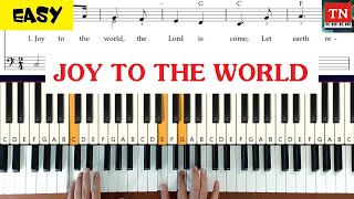 Joy to the World | Piano Tutorial [ EASY ]