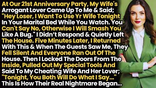 At Our 21st Anniversary Party, My Wife's Lover Came Up To Me & Said; "I Want To Use Yr Wife Tonight