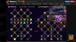 World of Warcraft: Dragonflight Alpha | Class Talent Trees | Demonology Warlock