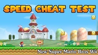 Speed Cheat Test | New Super Mario Bros Wii