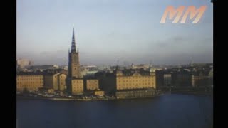 Stockholm Sweden early 1970s old cine film 329