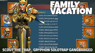 A GRYPHON SOLOTRAP GANGBANG! - SCOUT THE TRAP TAKES A HUGE GANGBANG IN KVK - Lords Mobile