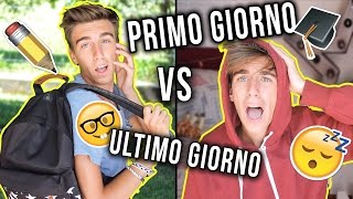 PRIMO GIORNO VS ULTIMO GIORNO DI SCUOLA | Simo's Art