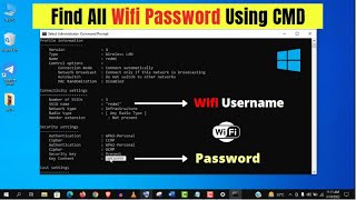 How to Find Wifi Passwords Using CMD on Windows PC Easily!