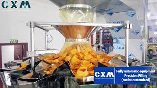 Potato chips pillow packaging machine | Automatic Chips Packing Machine - Potato Chips