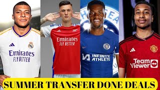 Mbappe to Real Madrid |Sesko to Arsenal |Olise to Man United | Summer Transfer Done Deals 2024