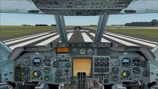 FSX - Hawker Siddeley HS-121 Trident - Spey-512 engine sounds - fd views