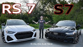 Head to Head: RS 7 vs S7. Twin turbo V8 vs Twin turbo V6