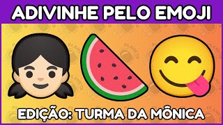 ADIVINHE O PERSONAGEM DA TURMA DA MÔNICA PELO EMOJI | Planeta Quiz