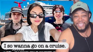 They Really Are BFFs! TaraYummy STUCK on a Cruise w/ Jake & Johnnie | REACTION