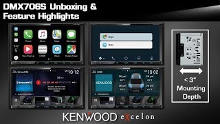 KENWOOD eXcelon DMX706S Digital Multimedia Receiver Unboxing & Feature Highlights