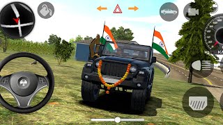 Dollar (Song) Modified Mahindra Black Thar 😈||  Indian Car Simulator 3D || Android Gameplay ||