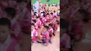 Hari pertama sekolah di Tk Negeri Pembina 1 Medan#menyenangkan