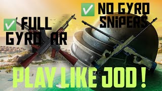 How to Enable Gyro Only For Auto Guns Not For Snipers BGMI