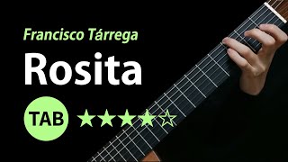 Rosita (Tarrega) - Tab & Lesson