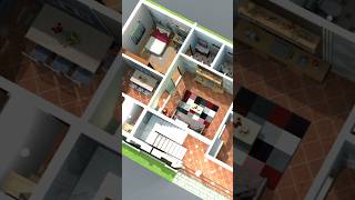 54' by 31' House Plan | 2bhk | East Facing Vastu Plan With Car Parking #home #houseplan