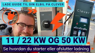 Hvordan lader man på Clever med sin elbil 2021?