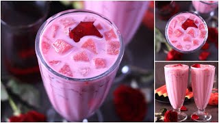 Mohabbat Ka Sharbat | Indian Summer Special Drink for Holi, Ramadan, Eid | Rose Watermelon Drink