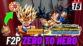 GOHAN JOINS THE FIGHT! Starting A FREE To Play Account ZERO To Hero Day 15 (Dragon Ball Legends)