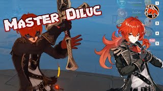 Genshin Impact Master Diluc Dungeon