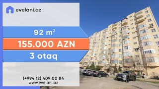 Insaatcilar metrosu yaninda, 92 m², 155.000 AZN, Yeni Tikili, Emlak sahibi / Ferid m (055) 505-29-80