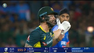 Arsdeeep singh bowling in last over thrilled | indvaus 5th t20 macth