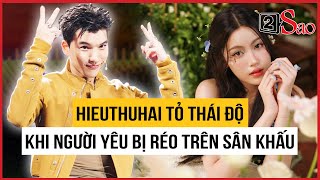 HIEUTHUHAI "tỏ thái độ" khi người yêu bị réo tên trên sân khấu | TIN GIẢI TRÍ