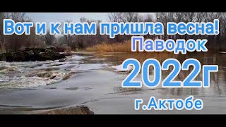 Вот и к нам пришла весна! Паводок в г Актобе 2022г р. Илек р. Каргала