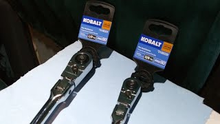 Kobalt Pro 90 Flex Head Ratchets 3/8" Drive And 1/2" Drive🌎🔩🔧🔩💯✔😲😲😲