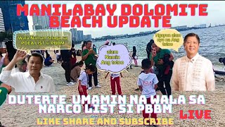 REXTV Adventure is live! Update MANILA Bay dolomite beach