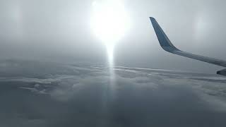 Amazing Flight View Through Clouds | Flight View from Window India | Flight Above The Clouds