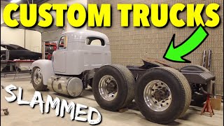 3 Custom Trucks! (Slammed MACK TRUCK, 1955 Chevy, Grumman Van with LS Engine Swap)