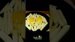 1 minute Snacks Recipe | Potato Egg Fry #shorts #youtubeshorts #quicksnacks