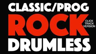 Classic/Prog Rock Drumless Backing Track With Click Track (Metronome)