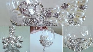 GLAMOROUS OVERSIZED WINE GLASS | QUICK AND EASY DIY | HIGH-END LUXURIOUS DECOR 2019