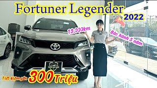 Toyota Fortuner Legender 2022 cập nhật giá mới siêu lướt 13.000km | xe 7 chỗ giá rẻ |