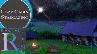 Cozy Night at the Cabin | Cottage Campfire Ambience | Sounds for Sleeping, Studying | 8 Hours